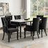 6x Artiss Dining Chairs Velvet French Provincial Armchair Black