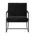 Armchair Lounge Chair Sling Black