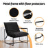 Armchair Lounge Chair Sling Black