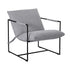 Armchair Lounge Chair Sling Grey