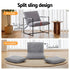 Armchair Lounge Chair Sling Grey