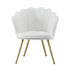 Armchair Teddy Fleece White Callista