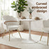Armchair Teddy Fleece White Callista