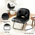 Foldable Chair 2-In-1 Armchair Lounge Chair Portable Black