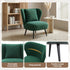 Armchair Accent Chair Lounge Tub Sofa Couch Corduroy Velvet Green