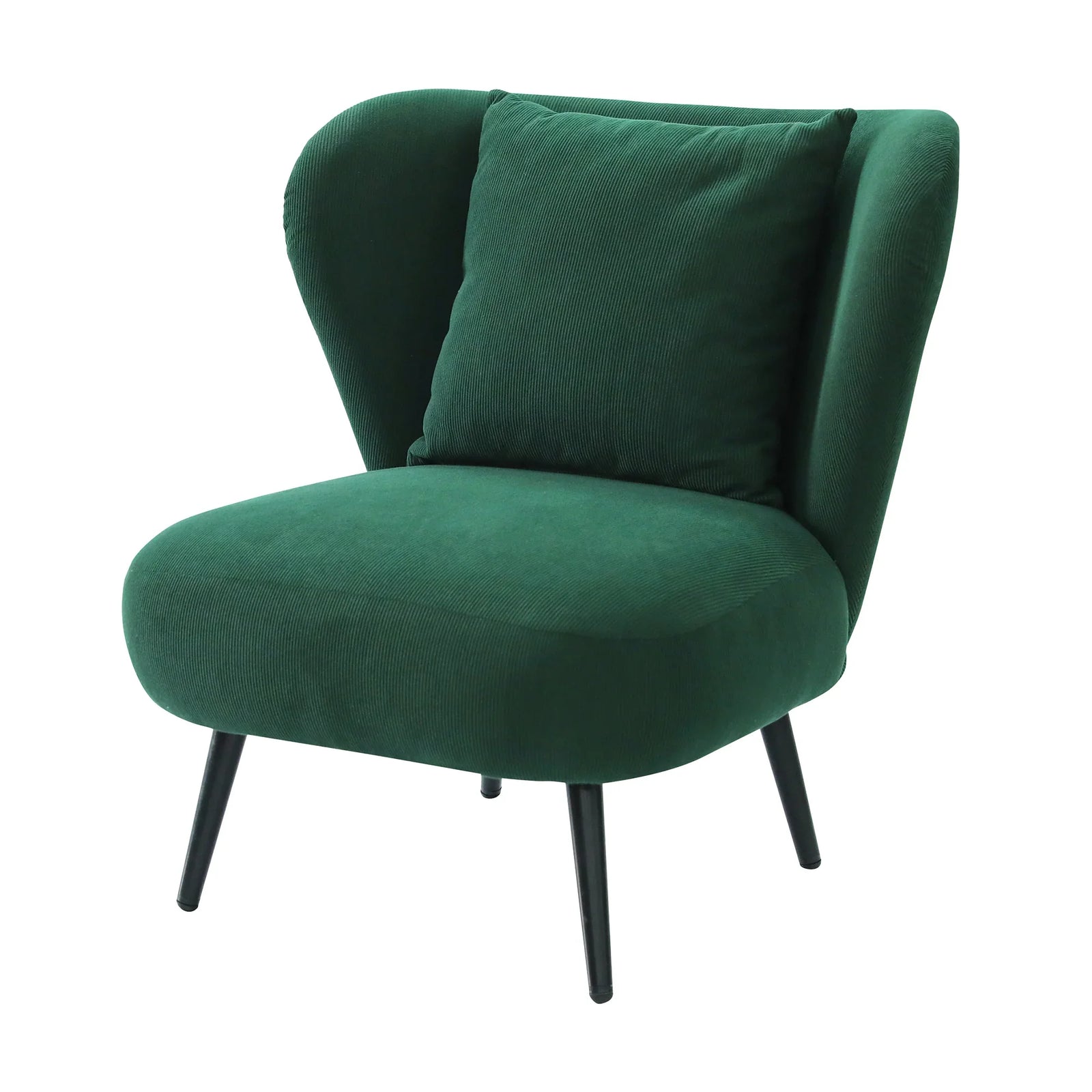 Armchair Accent Chair Lounge Tub Sofa Couch Corduroy Velvet Green