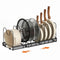 Expandable Pots and Pans Organizer Rack Cookware Holder Kitchen Cabinet Rack