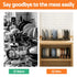 Expandable Pots and Pans Organizer Rack Cookware Holder Kitchen Cabinet Rack