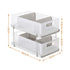 Artiss Under Sink Organizer 2 Tier Pull Out Drawer with Removable Baskets & Divider White