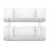 Artiss Under Sink Organizer 2 Tier Pull Out Drawer with Removable Baskets & Divider White