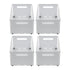 Artiss 4 Pack Pull out Drawers for Cabinets Foldable Slide Out Drawers