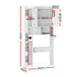 Bathroom Storage Cabinet Over The Toilet Organiser Laundry Shelf Holder