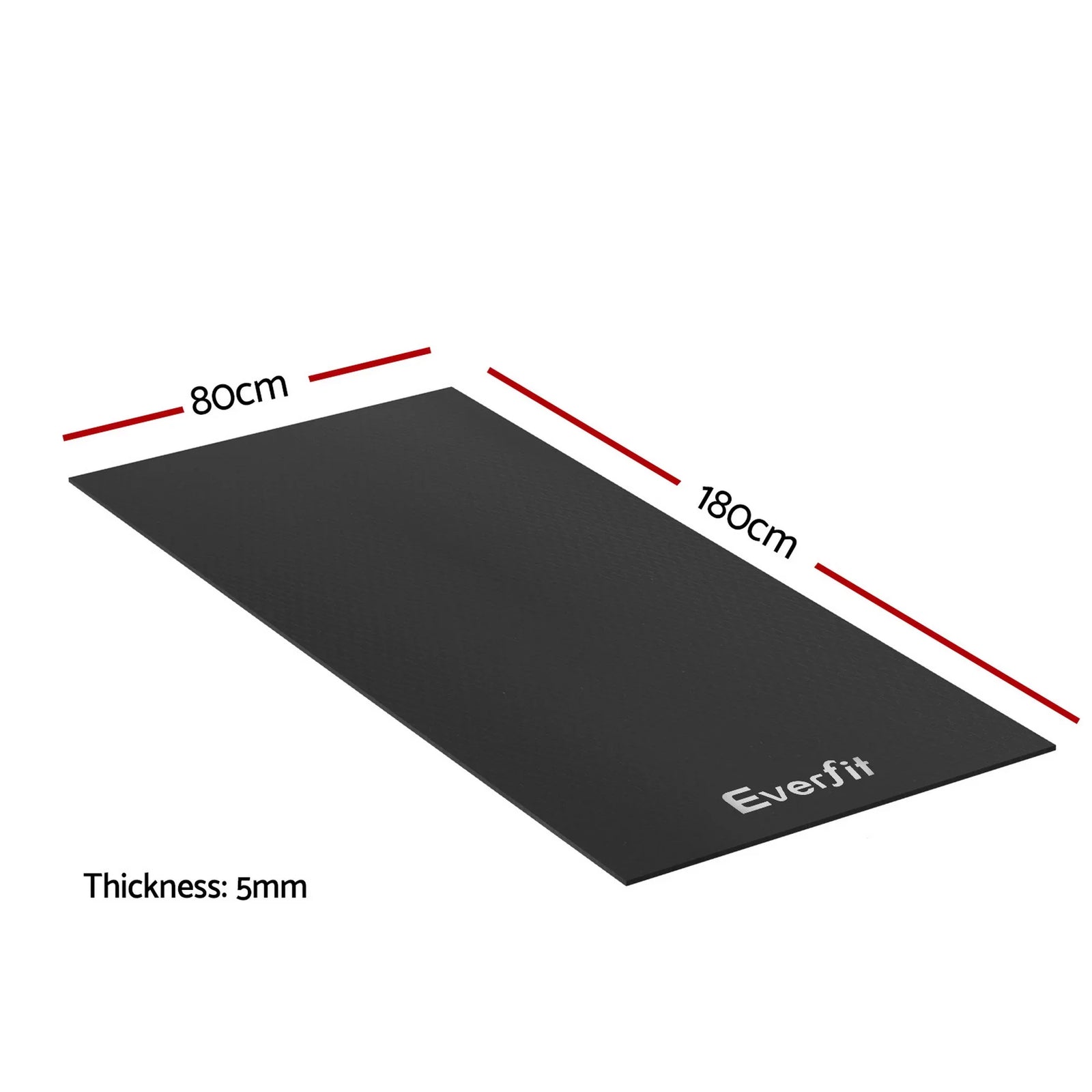 Exercise Equipment Mat Treadmill Floor Rug Home Gym Fitness Yoga 1.8M