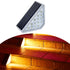 Dimnezz Solar Warm White Triangle Step Lights