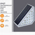 Dimnezz Solar Warm White Triangle Step Lights