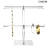 Fashyni Acrylic Jewelry Necklace and Bracelet Stand Organizer