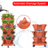 Hivvago 5-Tier Vertical Garden Planter – Stackable Indoor/Outdoor Pot with Base