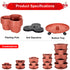 Hivvago 5-Tier Vertical Garden Planter – Stackable Indoor/Outdoor Pot with Base