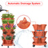 5-Tier Vertical Garden Planter – Stackable Indoor/Outdoor Pot with Wheel Base