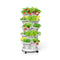 Hivvago 5-Tier Vertical Garden Planter – Stackable Indoor/Outdoor Pot with Base