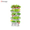 5-Tier Vertical Garden Planter – Stackable Indoor/Outdoor Pot with Base