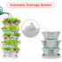 5-Tier Vertical Garden Planter – Stackable Indoor/Outdoor Pot with Base