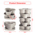 5-Tier Vertical Garden Planter – Stackable Indoor/Outdoor Pot with Base