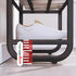 Hivvago 4-Layer Shoe Rack – Compact Steel Frame Organizer for Entryway, Black