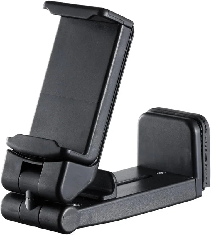 Airplane Phone Holder Mount 360° Rotation Stand for Travel Desk - Black