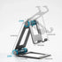 Portable Phone Tablet Stand Dual Folding Desk Travel Cradle Dock