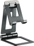 Portable Phone Tablet Stand Dual Folding Desk Travel Cradle Dock