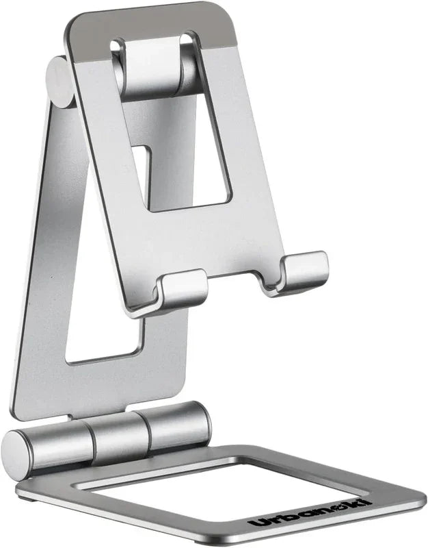 Portable Phone Tablet Stand Dual Folding Desk Travel Cradle Dock