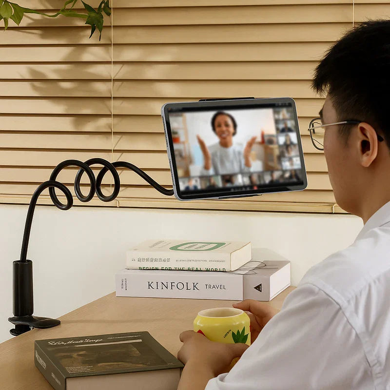 Gooseneck Phone Holder Flexible Clamp Mount for Bed Desk
