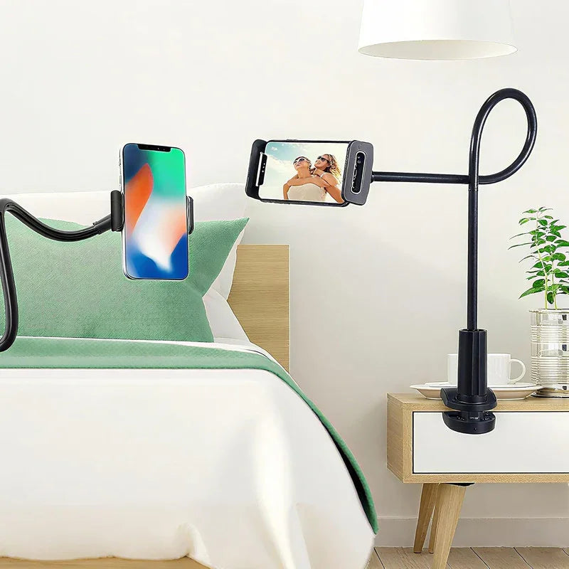 Gooseneck Phone Holder Flexible Clamp Mount for Bed Desk