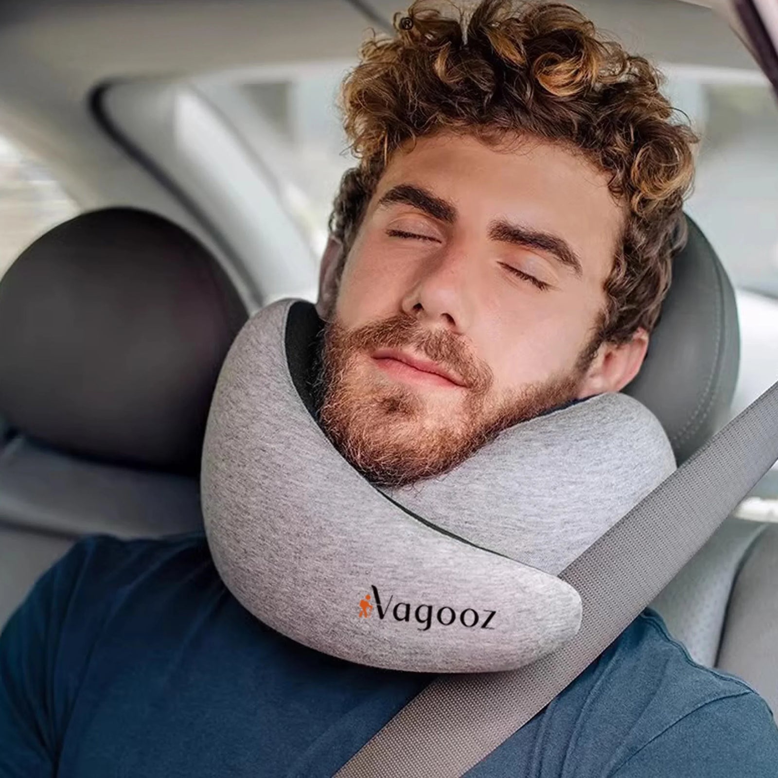 Memory Foam Travel Neck Pillow Set
