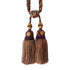 Multi Coloured Double Tassel Curtain Tieback
