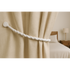 Magnetic weaved rope tieback Off White