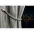 Magnetic weaved rope tieback Silver
