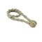 Magnetic weaved rope tieback Linen