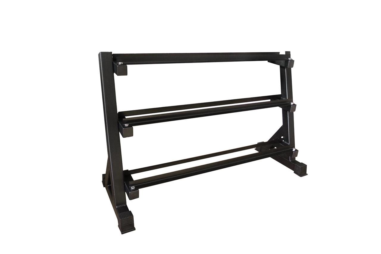 Curve Fitness Three-Tier Dumbbell Rack (130cm wide)