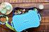 4-in-1 Slow Feeder Dog Bowl - Dark Grey Bowl with Blue Lickmat