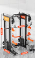 SmartFit M1 Max 140kg Pin Loaded Multi Functional Training Smith Machine Home Gym Power Rack Machine package
