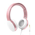 Wired Headphones with 40mm Drivers Rose Gold