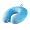 Memory Foam Neck Pillow Blue
