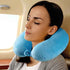 Memory Foam Neck Pillow Blue