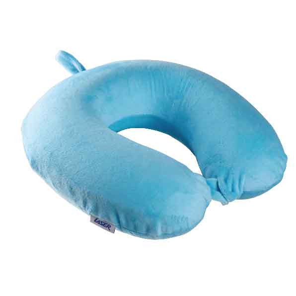 Memory Foam Neck Pillow Blue
