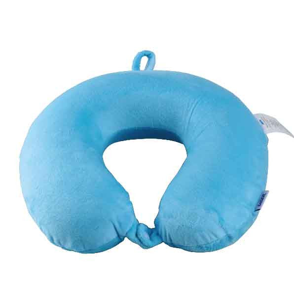 Memory Foam Neck Pillow Blue