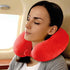 Memory Foam Neck Pillow Red