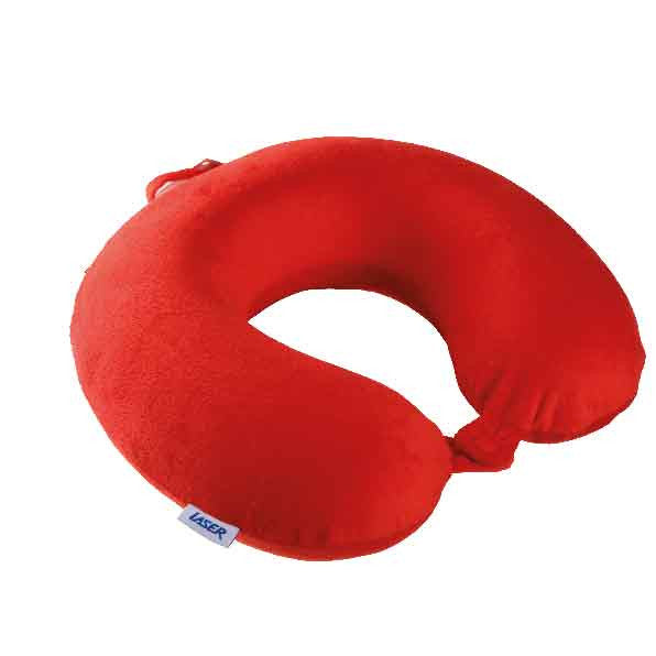 Memory Foam Neck Pillow Red