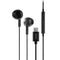 Laser USB-C Earphones with Microphone - Black